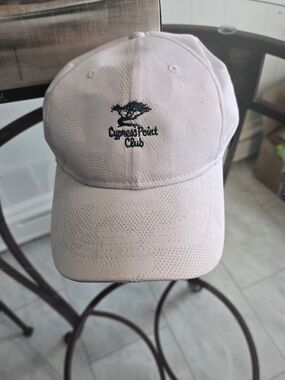 Captain Point Club White Performance Mesh Baseball Cap